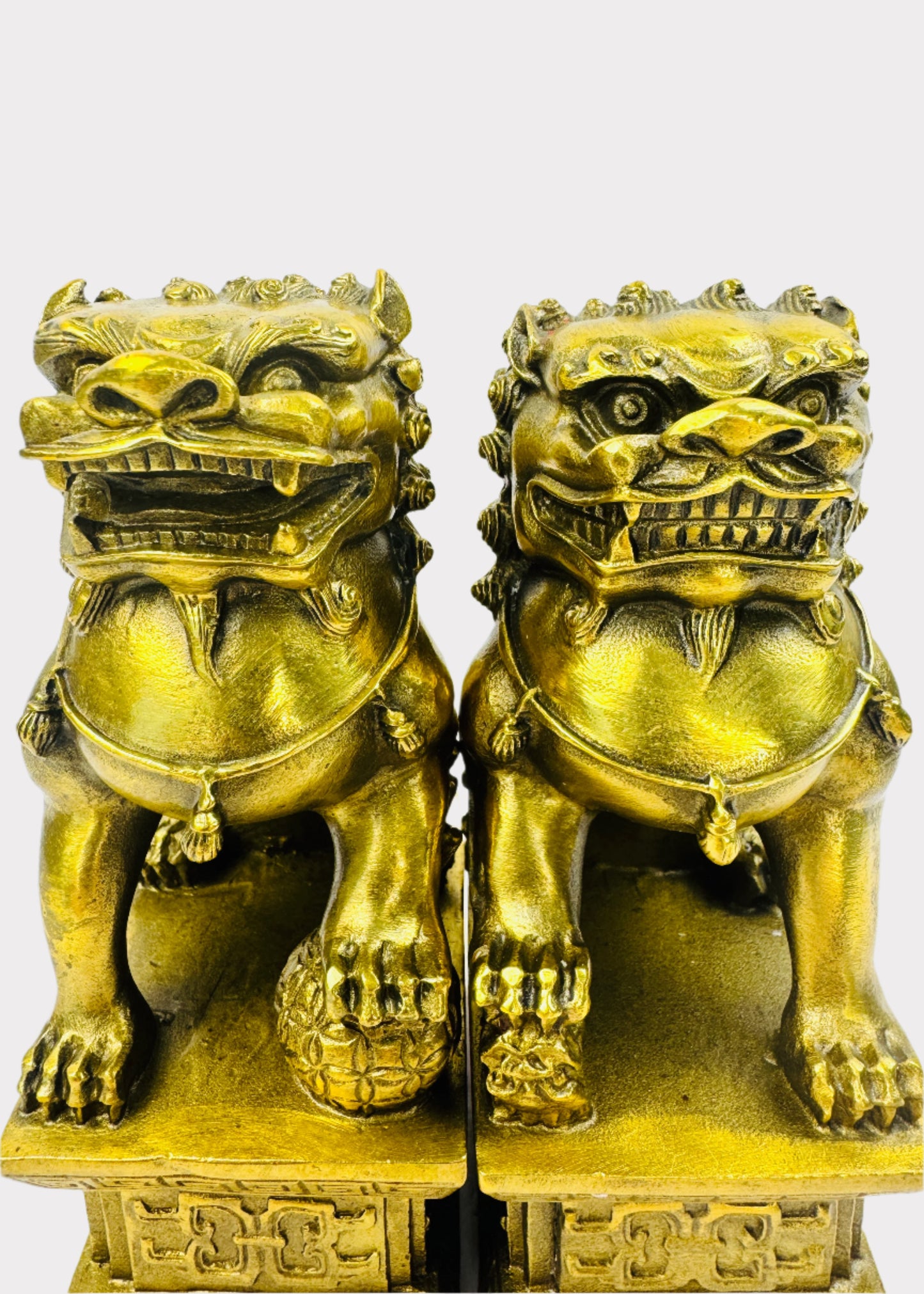 Brass Fu Dogs
