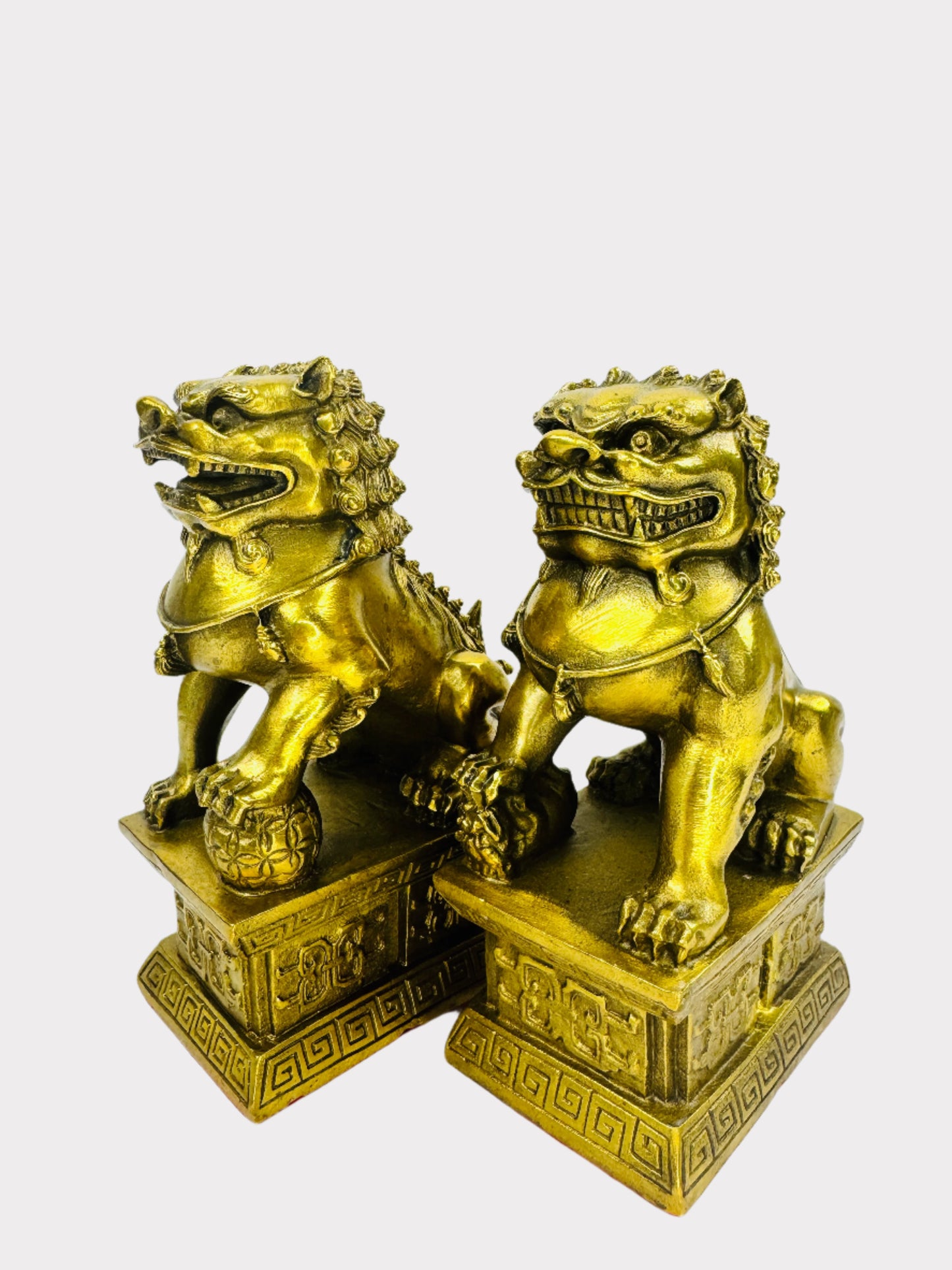 Brass Fu Dogs