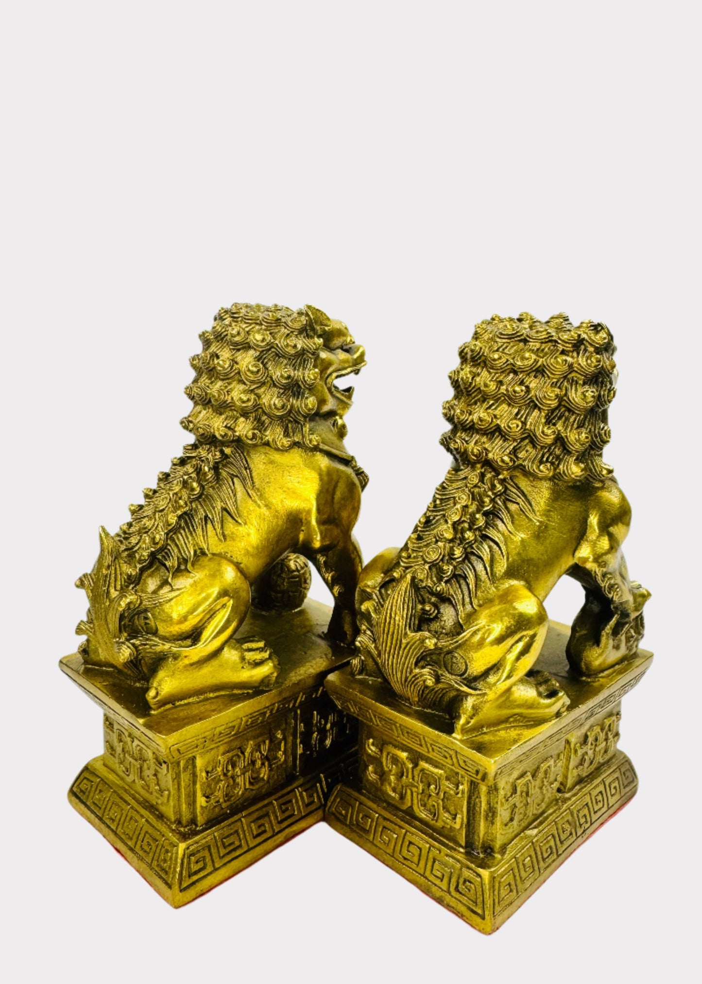 Brass Fu Dogs