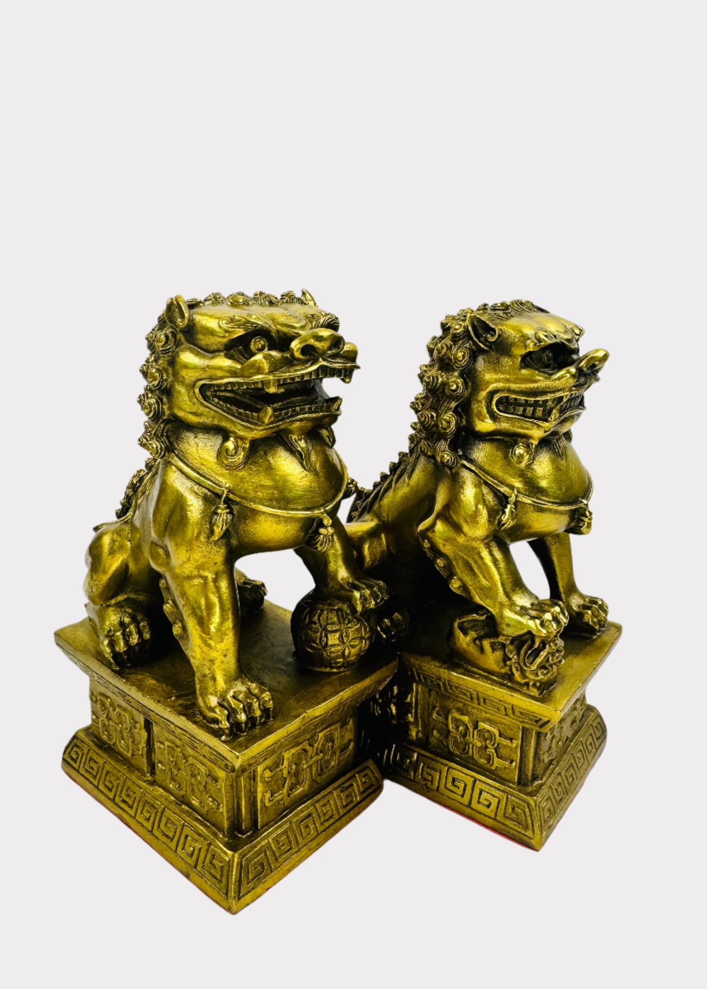 Brass Fu Dogs