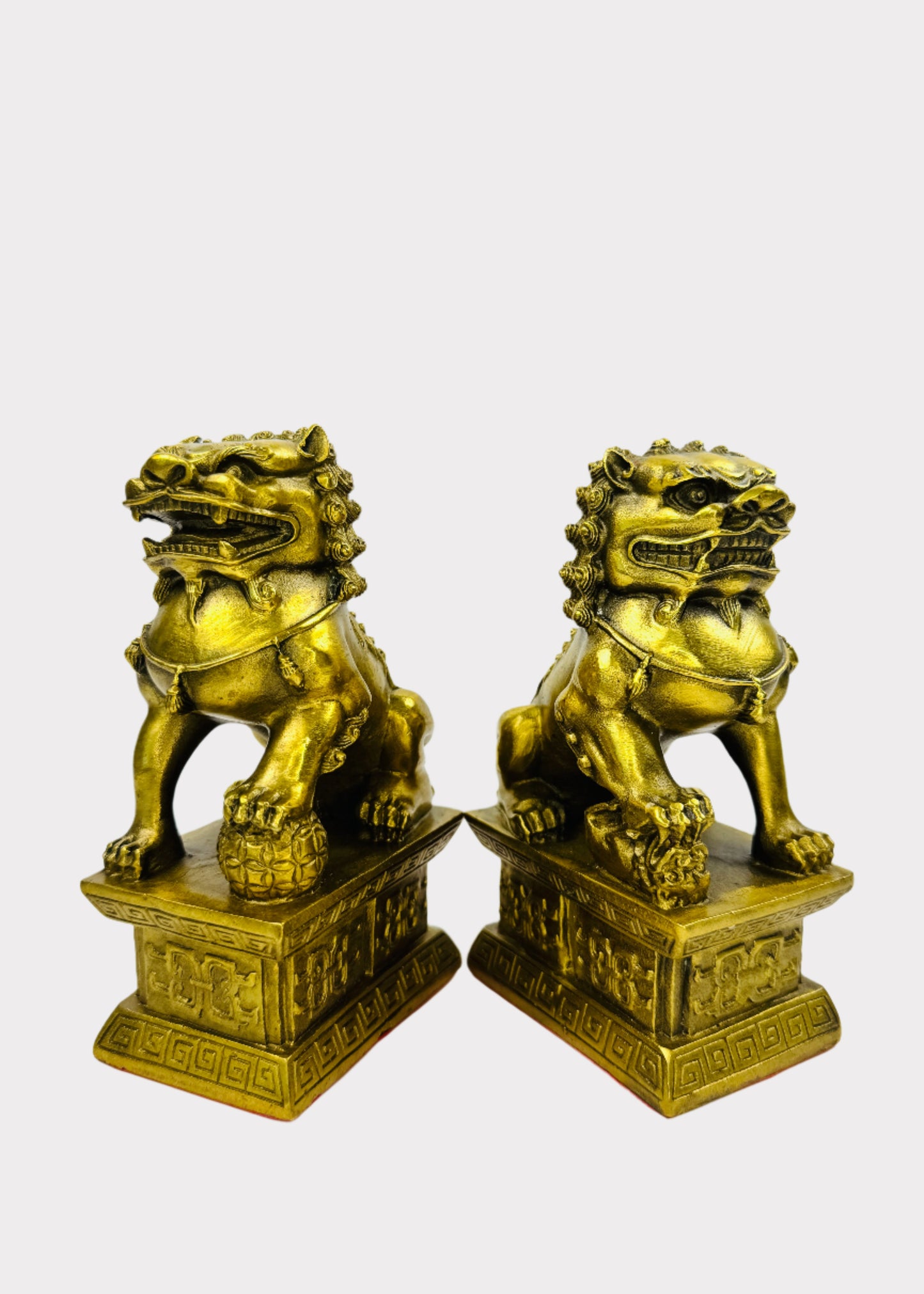 Brass Fu Dogs