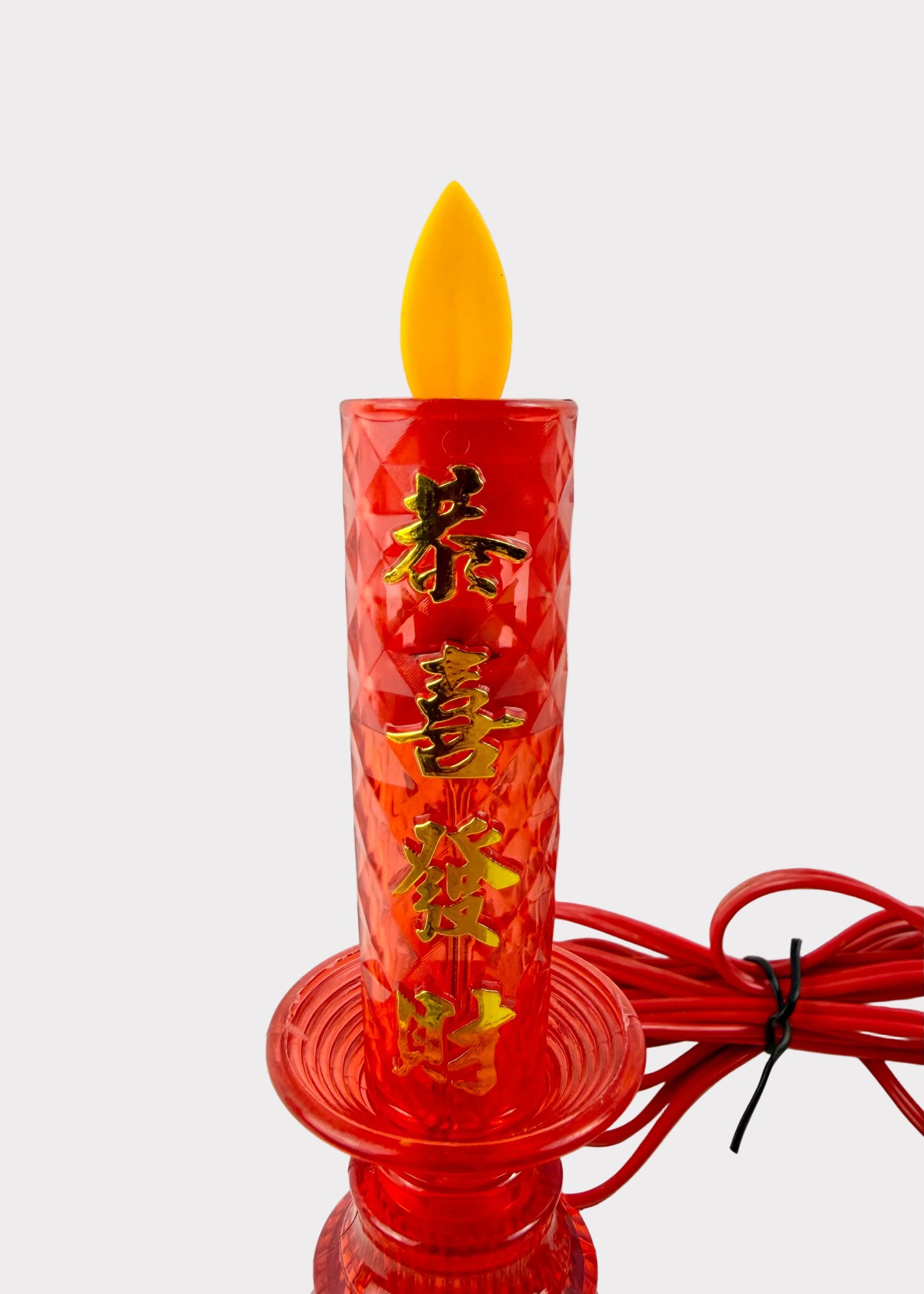 LED Flickering Altar Candle Lights Set - Electric Plug-In