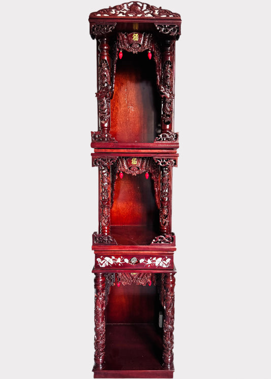 20” 3-Tier Altar – Dragon – Red