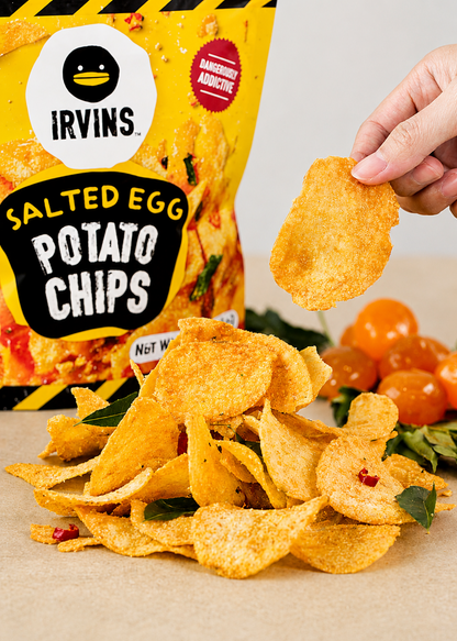 IRVINS Salted Egg Potato Chips 3.3 oz (95g)