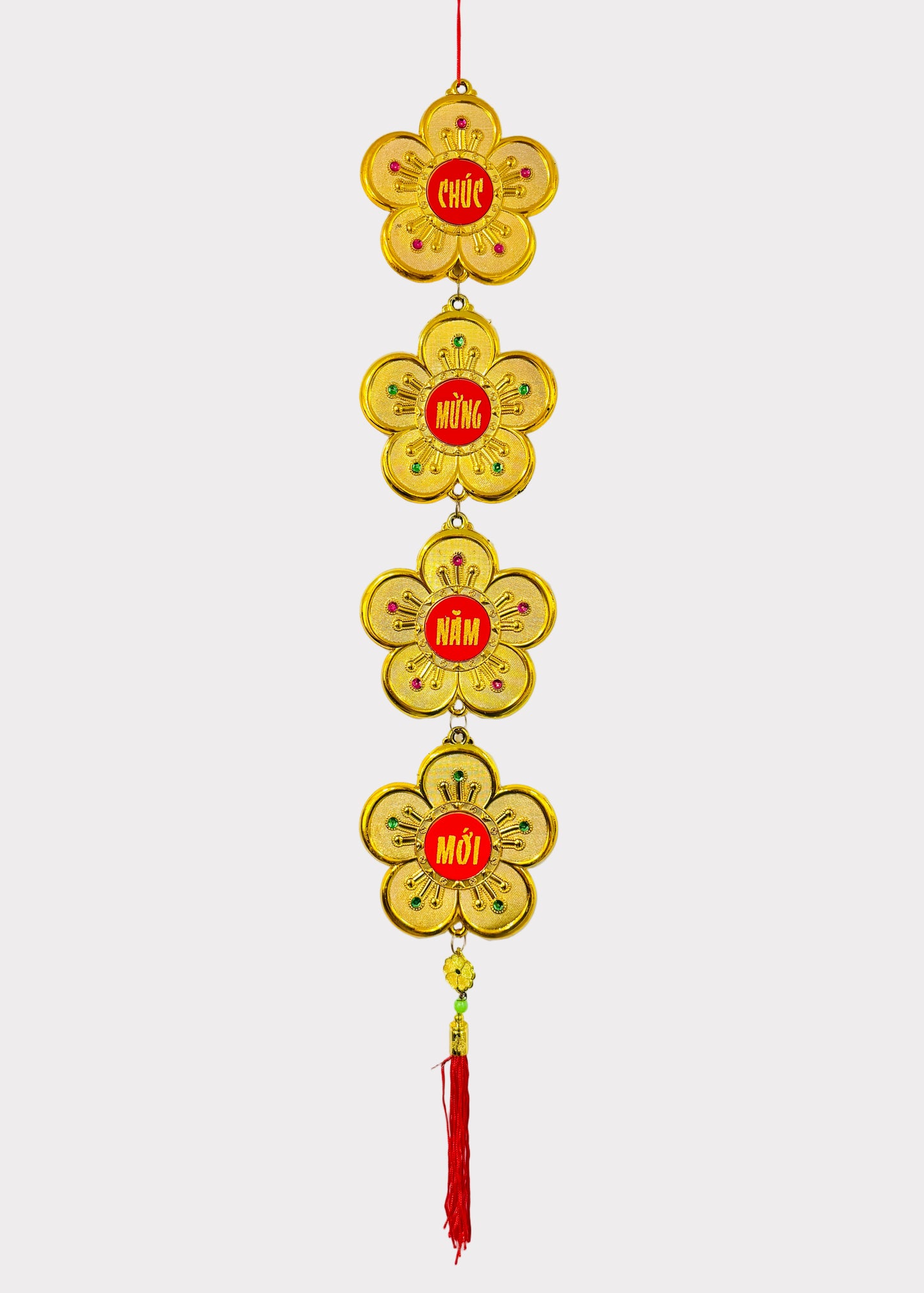 Golden Mai Flower Hanging – Lunar New Year Decoration (2 Count)