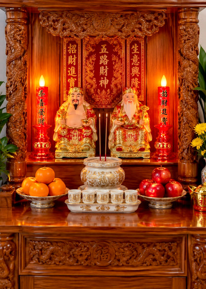 LED Flickering Altar Candle Lights Set - Electric Plug-In