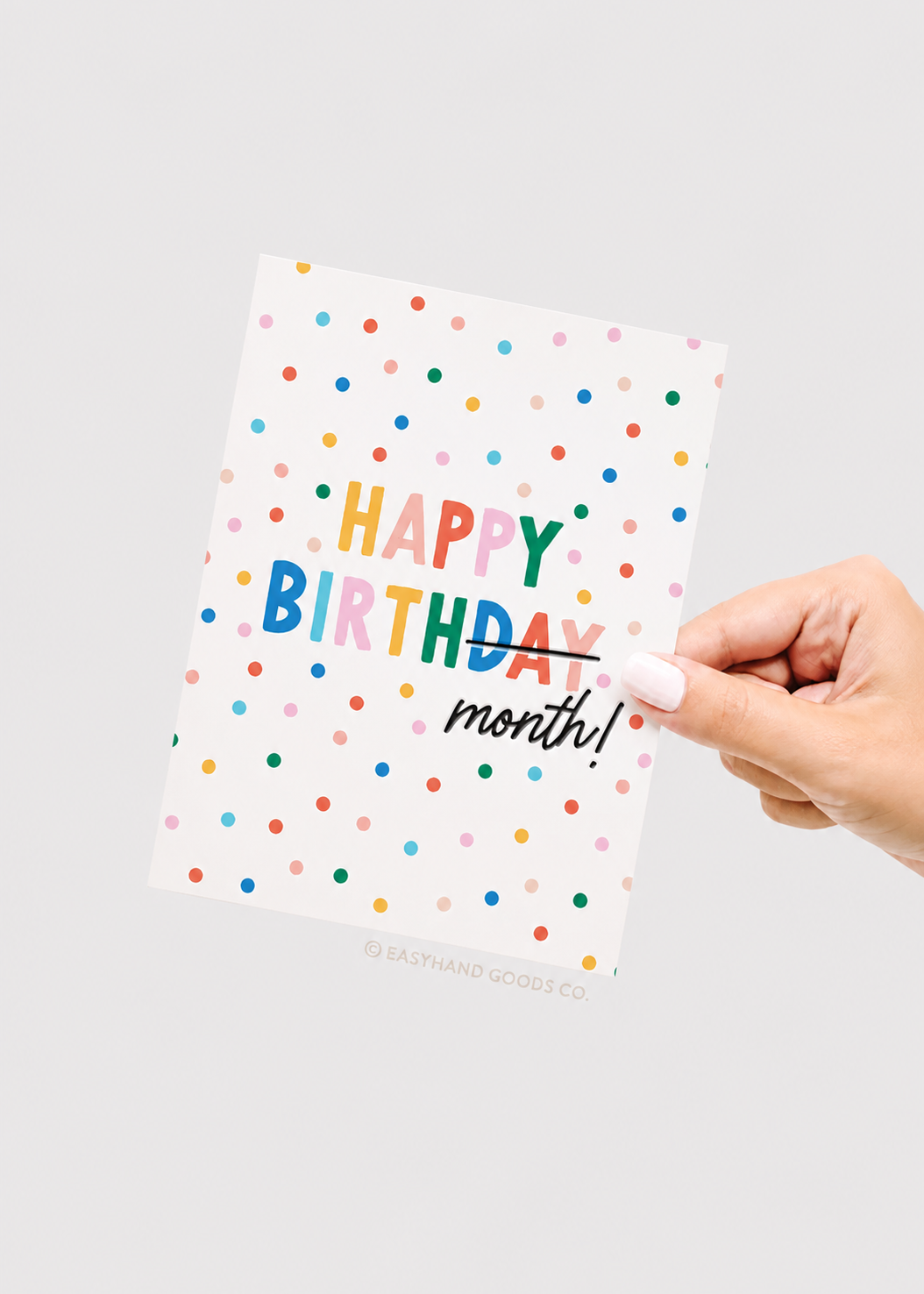 Happy Birthday Month Greeting Card