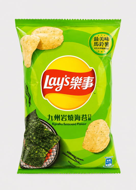 Lay's Kyushu Seaweed Flavor Potato Chips 59.5g