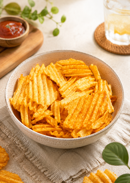 Lay's Deep Ridged Pepper Fried Chicken Flavor Potato Chips 54g
