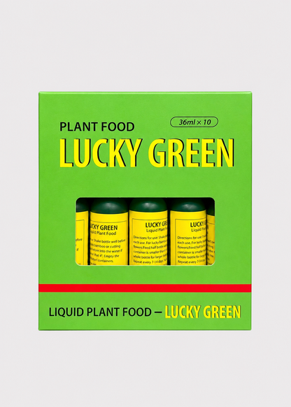 Lucky Green Liquid Plant Food Fertilizer - 10 36ml Bottles