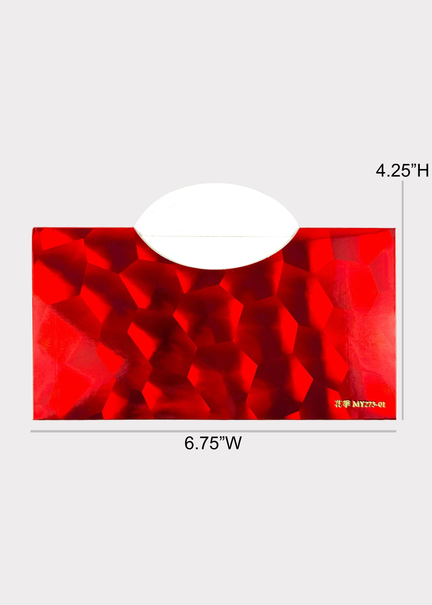 Holographic Horizontal Red Envelopes - 3 Design Lucky Money Pack