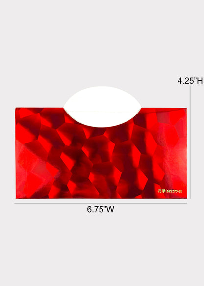 Holographic Horizontal Red Envelopes - 3 Design Lucky Money Pack