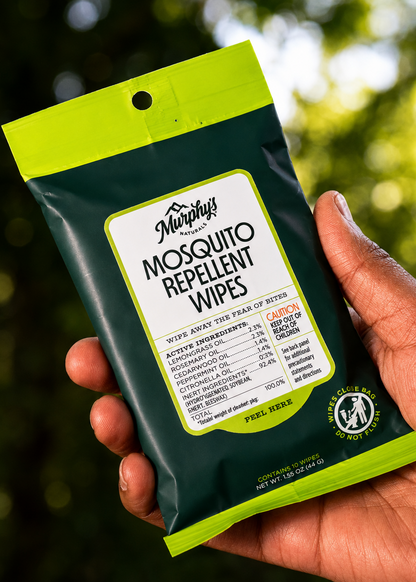 Murphy's Naturals Mosquito Repellent Wipes - 10 Plant-Based Wipes