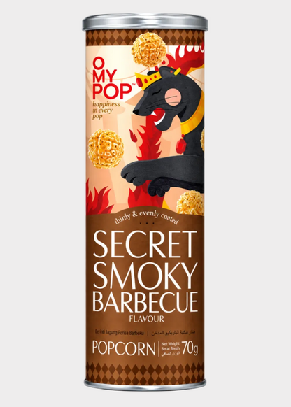 O MY POP Secret Smoky Barbecue Popcorn 70g