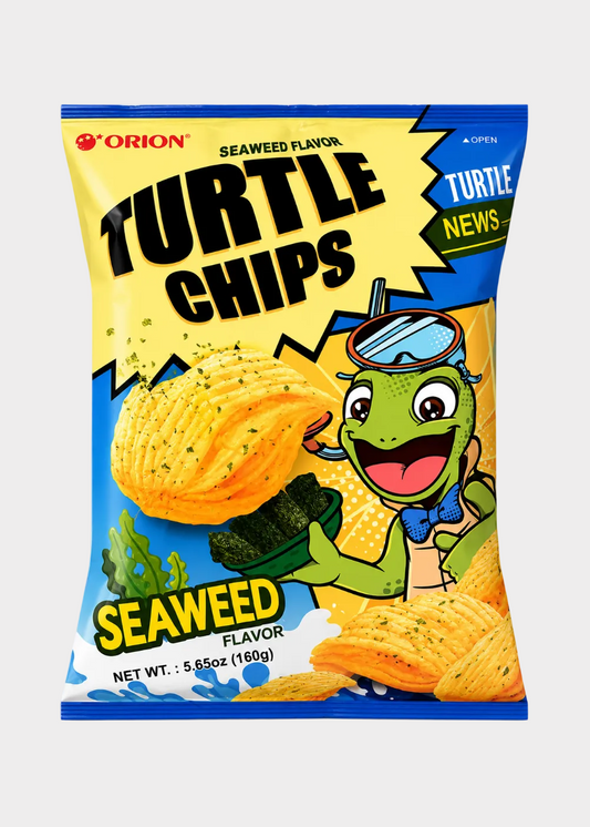 Orion Turtle Chips Seaweed Flavor in 5.65oz - 160g