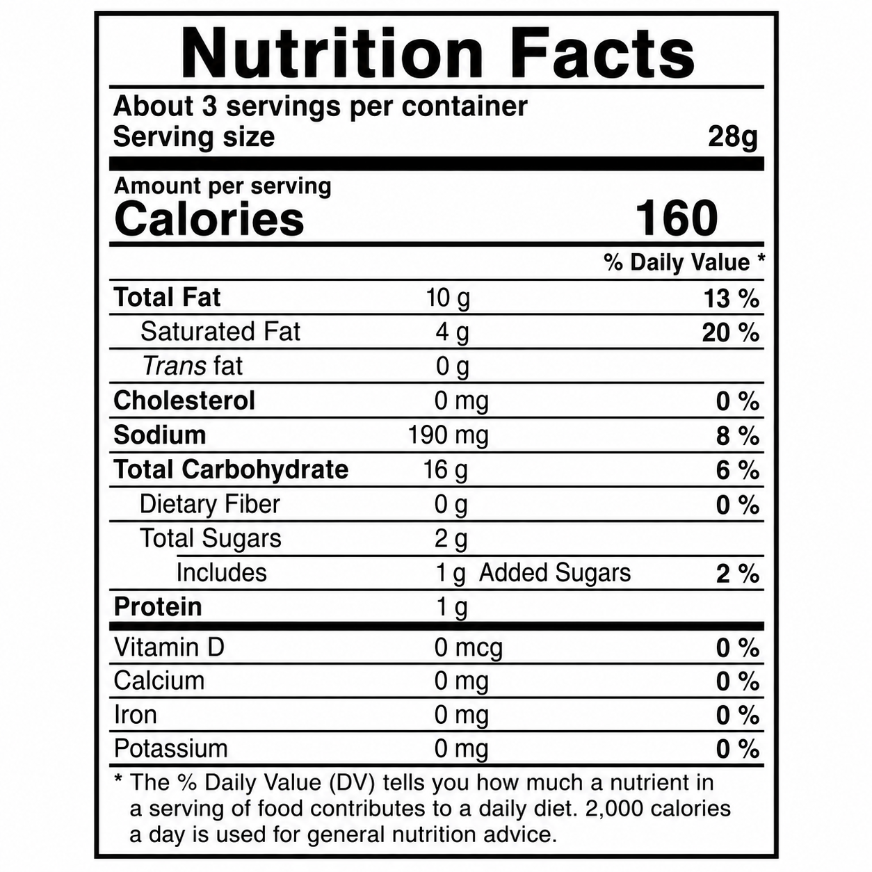Orion Turtle Chips Sweet Corn Nutrition Facts
