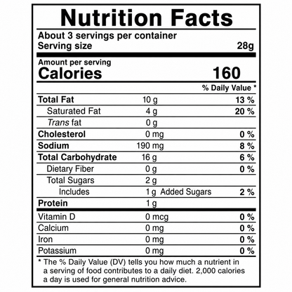 Orion Turtle Chips Sweet Corn Nutrition Facts
