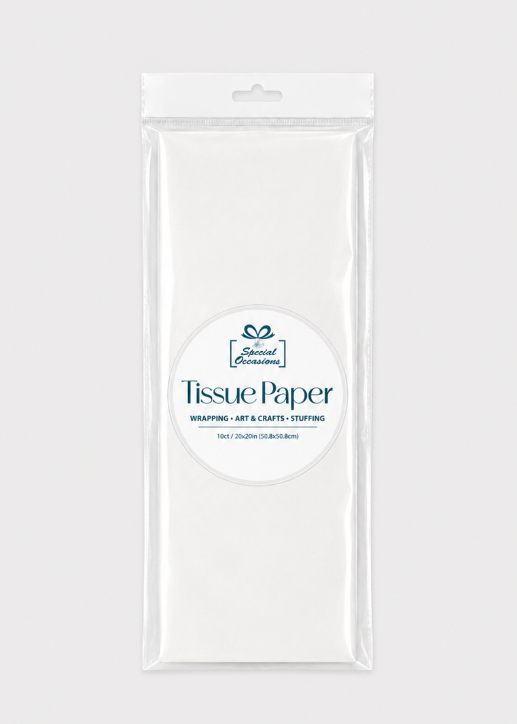Special Occasions - White Tissue Paper - 10 Sheets