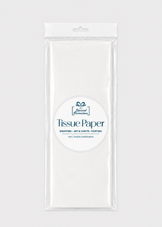 Special Occasions - White Tissue Paper - 10 Sheets