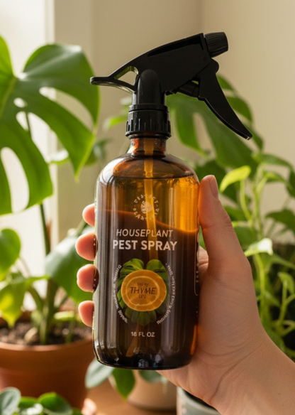 Perfect Plantista Houseplant Pest Spray with Thyme Oil – Natural Indoor Plant Pest Control