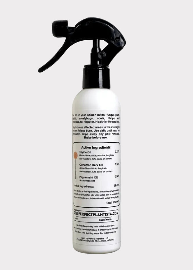 Perfect Plantista Houseplant Pest Spray with Thyme Oil – Natural Indoor Plant Pest Control