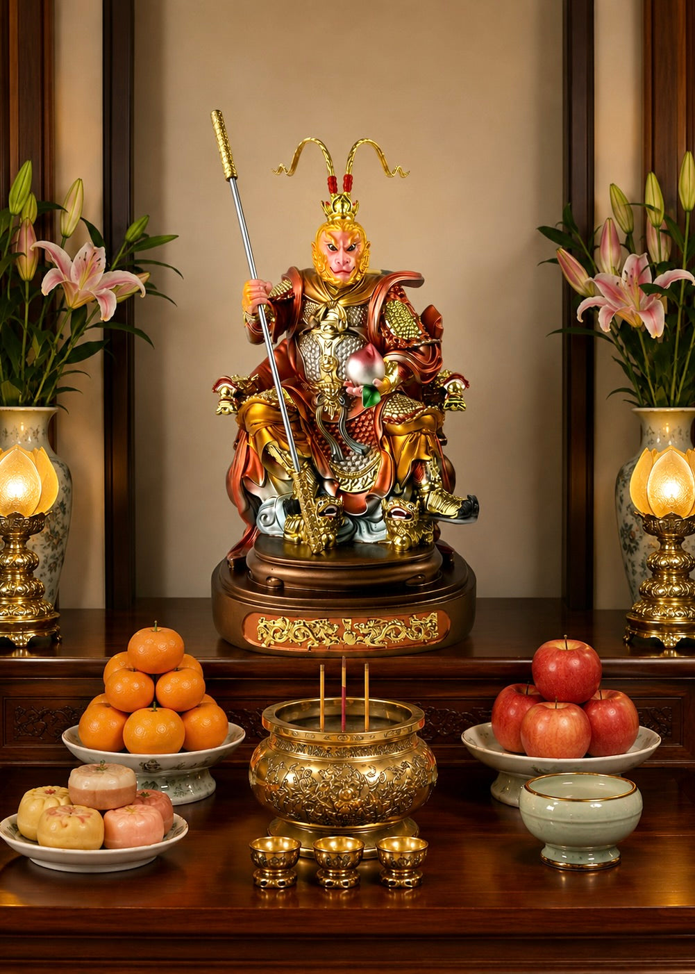 Monkey King Sun Wukong - Qi Tian Da Sheng Altar Statue