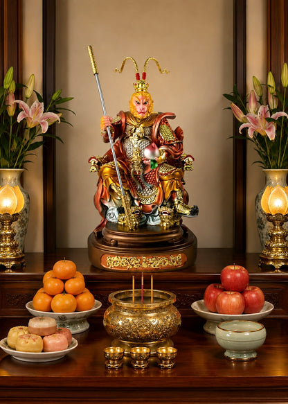 Monkey King Sun Wukong - Qi Tian Da Sheng Altar Statue