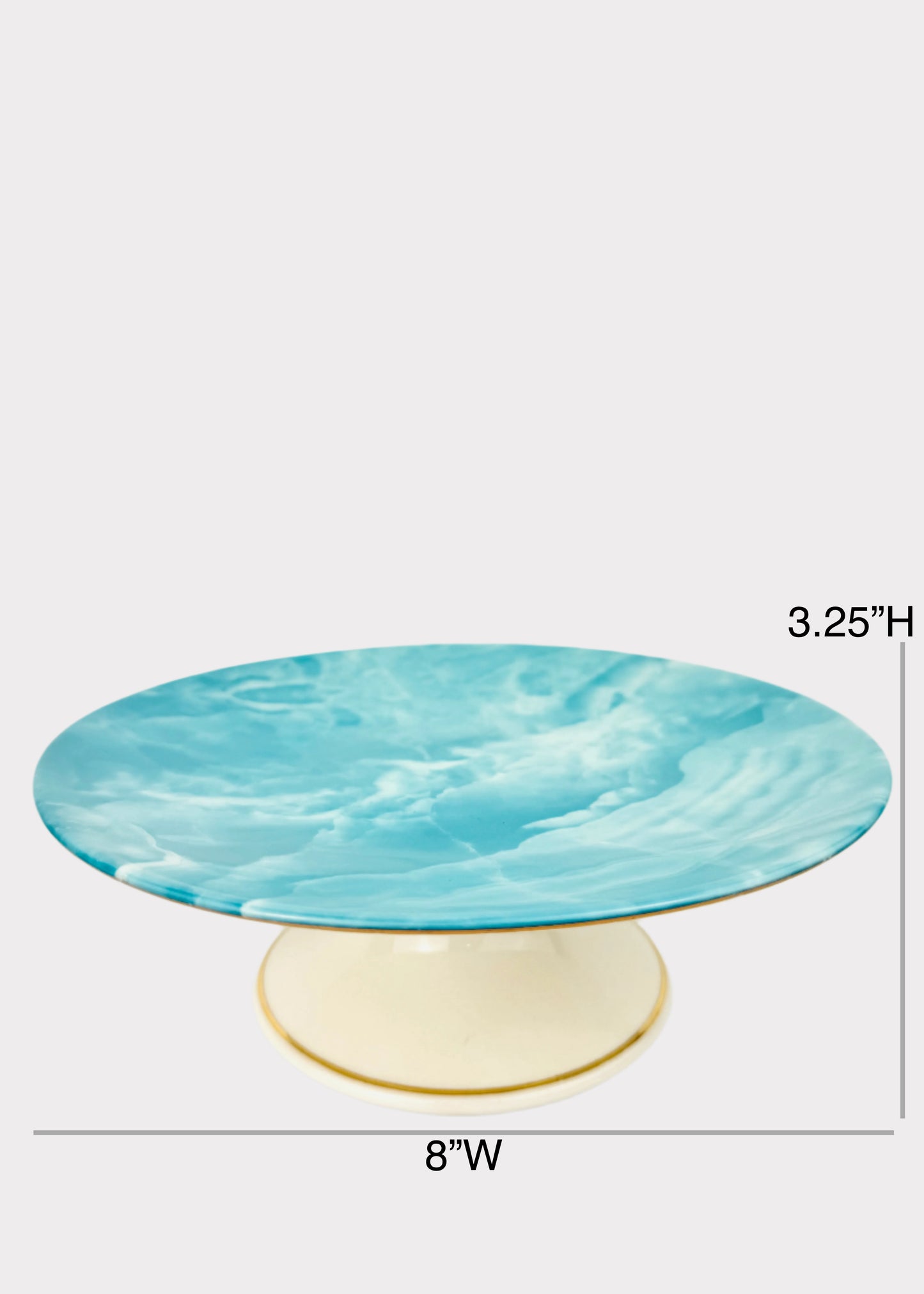 Blue Marble - Altar Plate - Ceramic