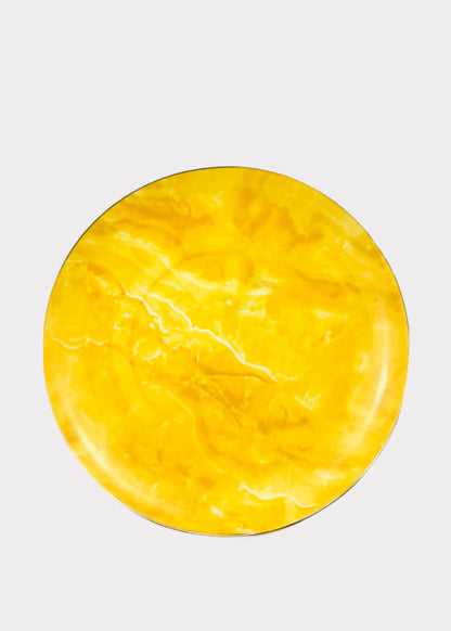 Yellow Marble - Altar Plate - Ceramic