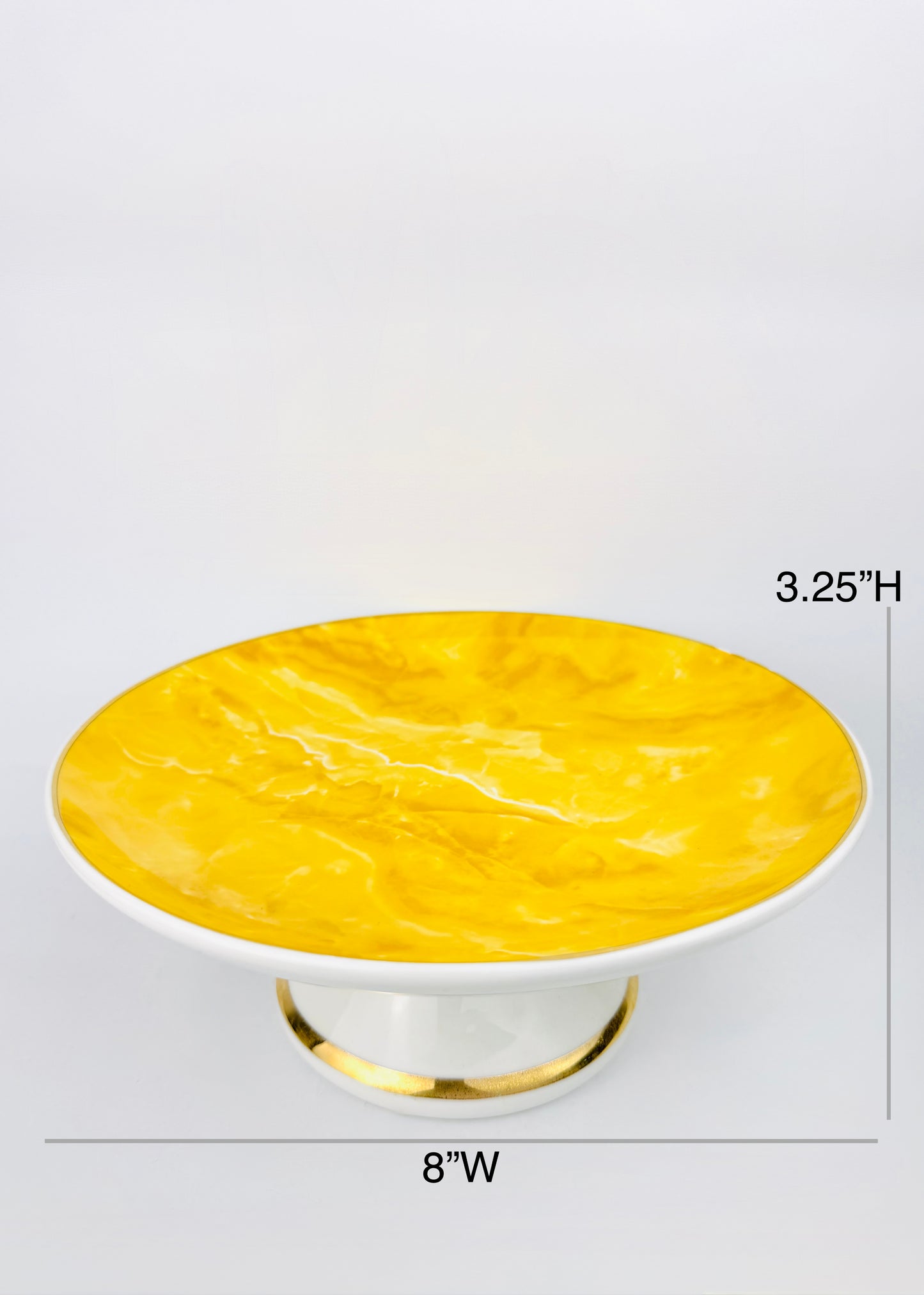 Yellow Marble - Altar Plate - Ceramic