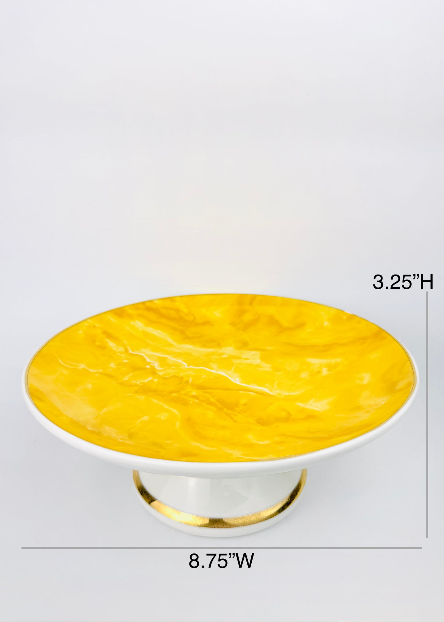 Yellow Marble - Altar Plate - Ceramic