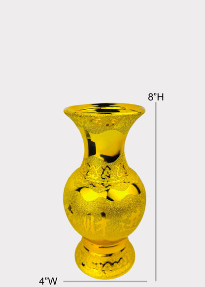 Prosperity Gold - Altar Vase - Ceramic