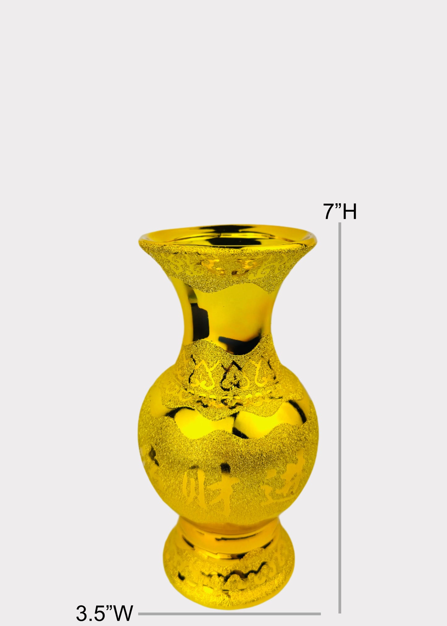 Prosperity Gold - Altar Vase - Ceramic