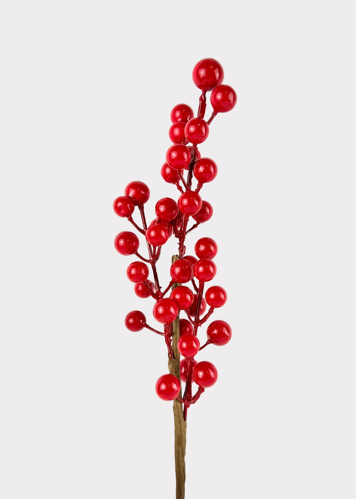 Red Berry Cluster Stem – Auspicious Lunar New Year Prosperity Decor