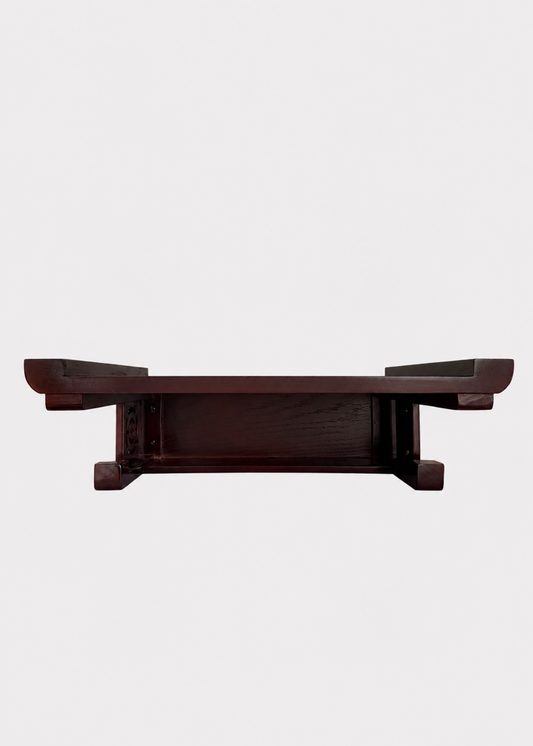 Solid Wood Floating Altar Shelf - Wall Mounted Buddhist Shrine