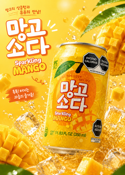 SFC Bio Sparkling Mango Drink 350mL