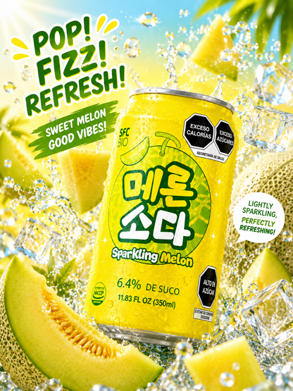 SFC Bio Sparkling Melon Drink 350mL