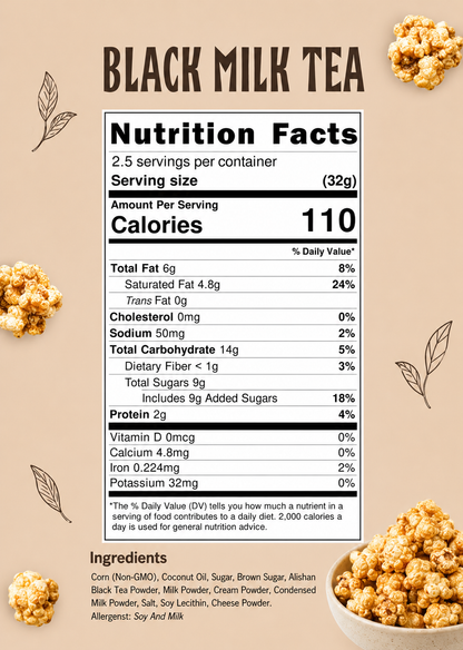 TOCHI Milk Tea Gourmet Popcorn