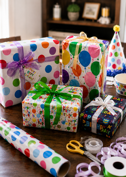 Birthday Wrapping Paper Collection