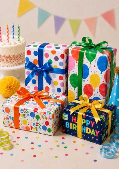 Birthday Wrapping Paper Collection
