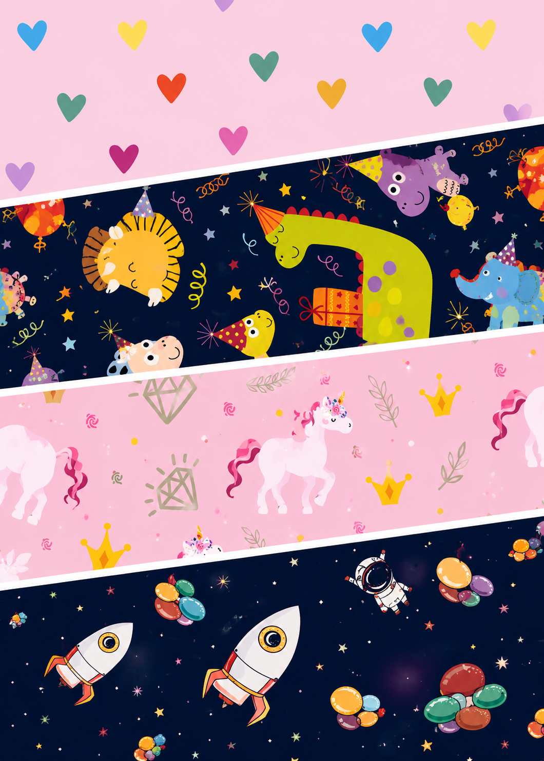 Hearts & Adventures Wrapping Paper Assortment