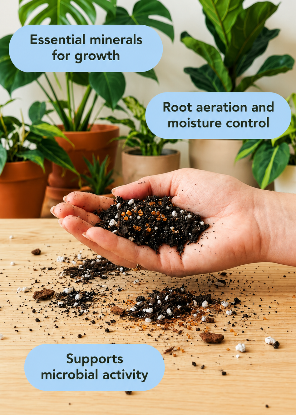 We The Wild Soil That Hydrates Premium Potting Mix 6 Dry Quarts (6.6L)