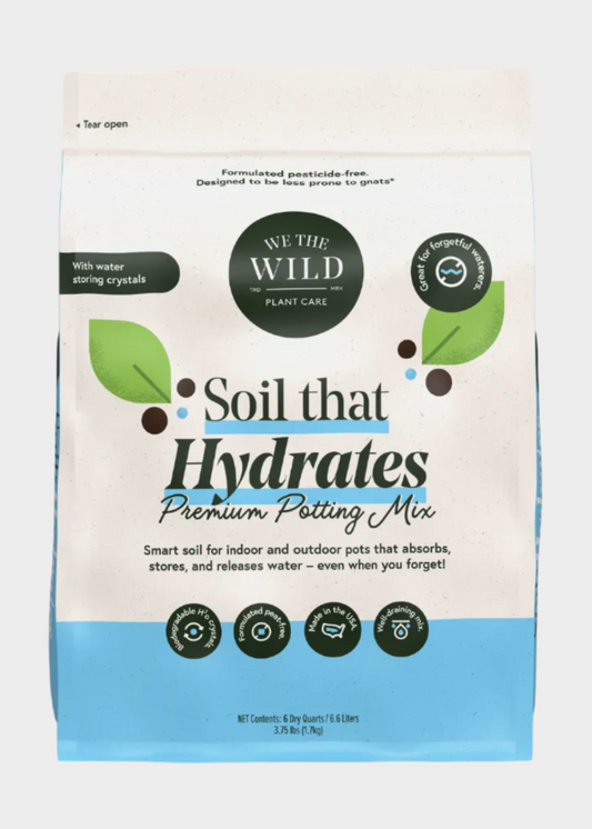 We The Wild Soil That Hydrates Premium Potting Mix 6 Dry Quarts (6.6L)