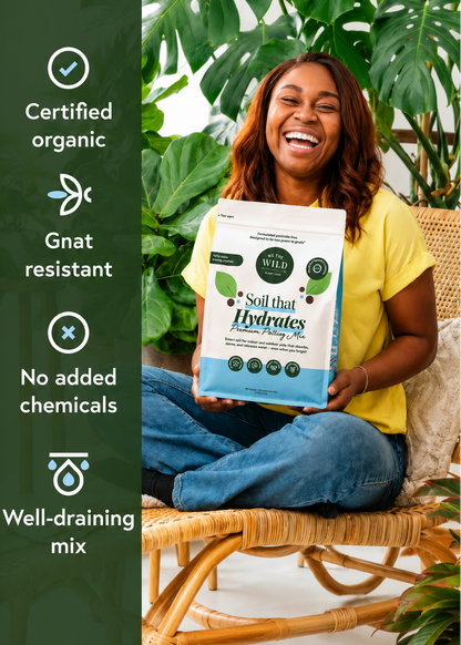We The Wild Soil That Hydrates Premium Potting Mix 6 Dry Quarts (6.6L)