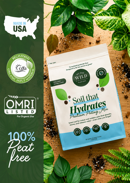 We The Wild Soil That Hydrates Premium Potting Mix 6 Dry Quarts (6.6L)