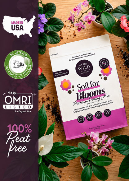 We The Wild Soil for Blooms Premium Potting Mix 6 Dry Quarts (6.6L)