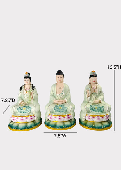 Three Saint of the West in Mist Jade - RB-IMM0608-12 SET