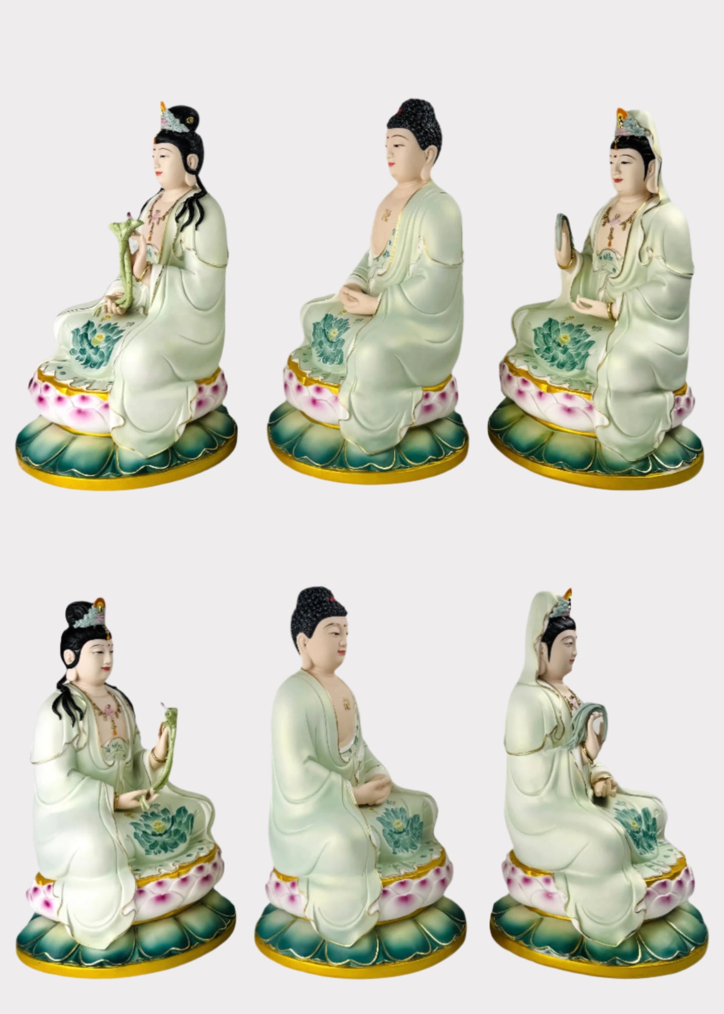 Three Saint of the West in Mist Jade - RB-IMM0608-12 SET
