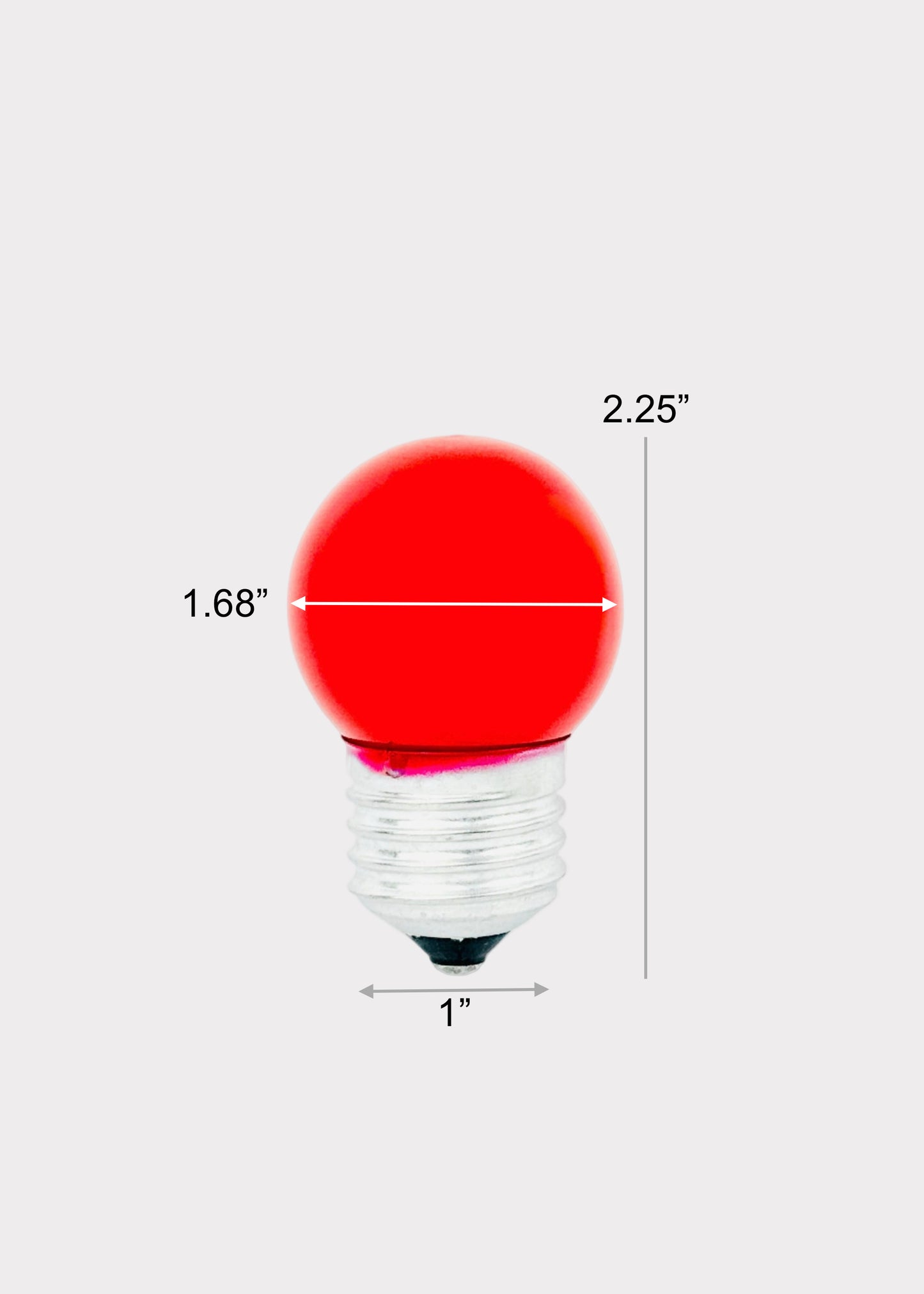 Red Altar Light Bulb - Medium Base E26/E27 - 7W