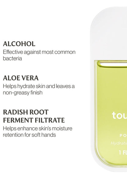 Touchland Power Mist Hydrating Hand Sanitizer - Lemon Lime Spritz Hand Mist - 1 FL OZ